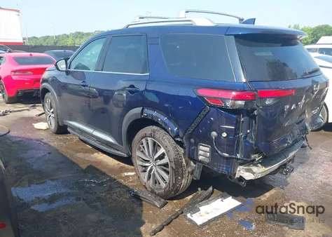 2022 Nissan Pathfinder Platinum 4Wd from USA, damaged, VIN 5N1DR3DK3NC246014